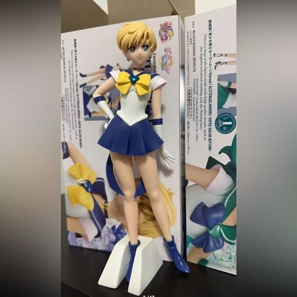 New Sailor Moon Sailor Uranus Haruka Tenoh Anime Action Figure - Picture 6 of 6
